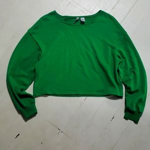 H&M Cropped Sweatshirt